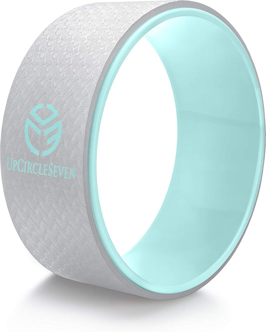 Back Roller and Yoga Wheel for Effective Relief of Back Pain and Stiffness - Therapeutic Stretching and Spinal Decompression to Enhance Mobility, Flexibility, and Alignment