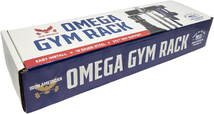 USA Omega Beast Gym Storage Rack 9 or 11 Hook Heavy-Duty Gym Wall Organizer Gym Caddy Hanger - Gym Accessory Storage - Resistance Bands, Jump Ropes, Barbells, Lifting Belts, Cable Attachments - 2Pk