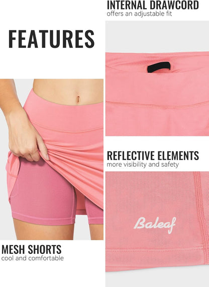 Women'S Golf Skorts Tennis Skirts with Pockets Athletic Running Workout Sports