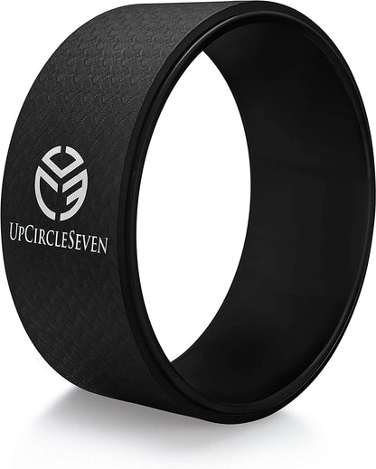 Back Roller and Yoga Wheel for Therapeutic Relief of Back Pain and Stiffness - Enhance Mobility, Flexibility, and Spinal Alignment