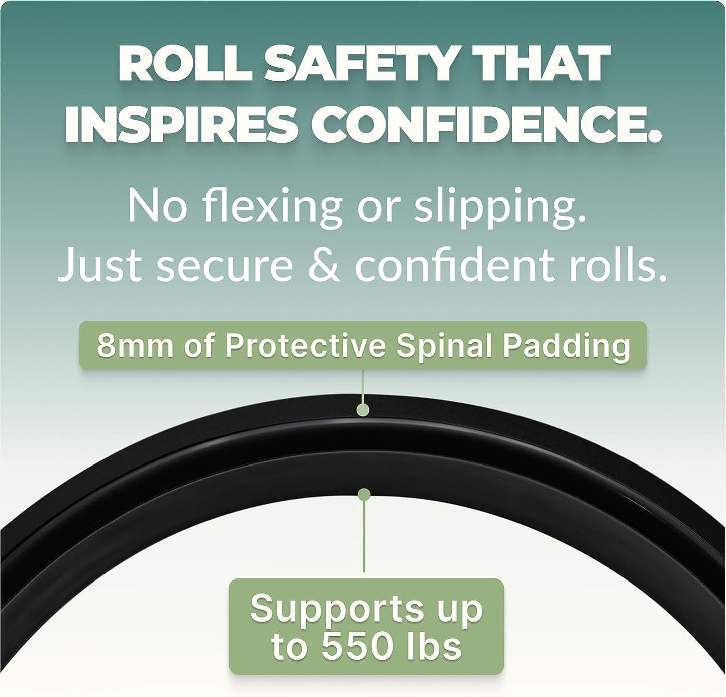Back Roller and Yoga Wheel for Therapeutic Relief of Back Pain and Stiffness - Enhance Mobility, Flexibility, and Spinal Alignment