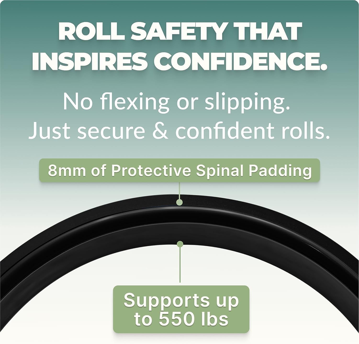 Back Roller and Yoga Wheel for Effective Relief of Back Pain and Stiffness - Therapeutic Stretching and Spinal Decompression to Enhance Mobility, Flexibility, and Alignment
