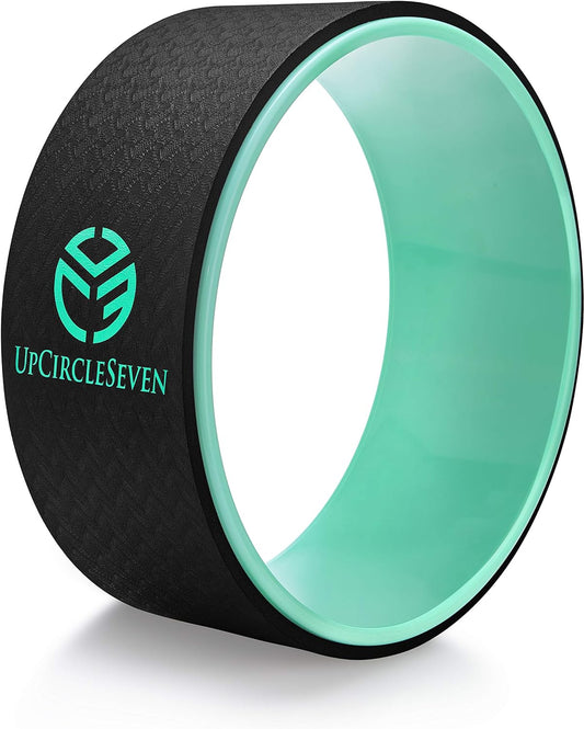 Back Roller and Yoga Wheel for Therapeutic Relief of Back Pain and Stiffness - Enhance Mobility, Flexibility, and Spinal Alignment
