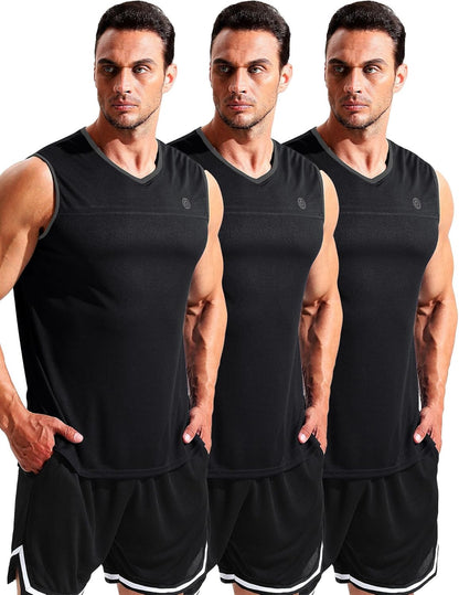 Men's Dry Fit Performance Running Muscle Tank Top