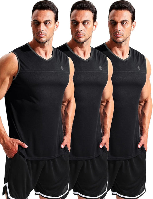 Men's Dry Fit Performance Running Muscle Tank Top