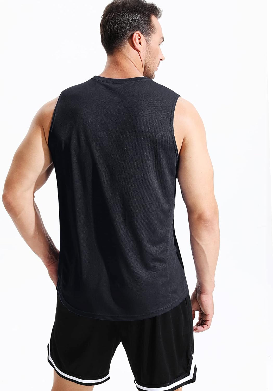 Men's Performance Dry Fit Muscle Tank for Running and Workouts